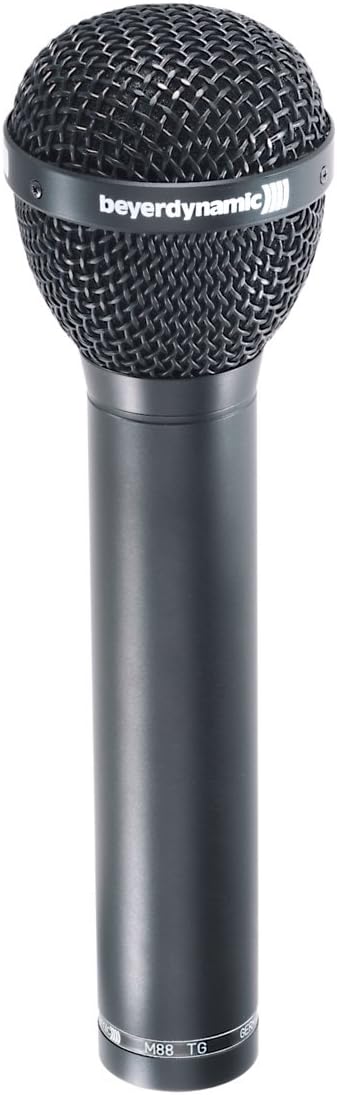 Beyerdynamic M88 TG Dynamic Microphone With Hypercardioid Polar Pattern for Vocals, Bass Drum, and Studio