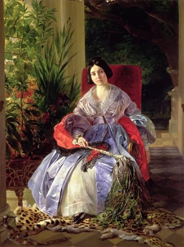Tableau portrait de la princesse Elizavetta pour une ambiance de chambre raffinée
