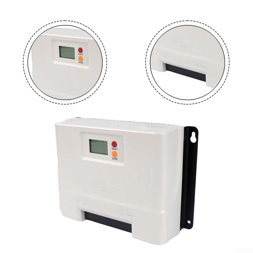 Regolatore solare ABS 10 A funzione di protezione da sovraccarico | 99,9% di efficienza di tracciamento, massima efficienza energetica, rilevamento automatico della tensione