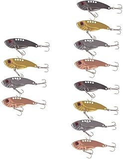 12 pcs bass Fishing Lures bass Lure Fishing Lures for bass Spinbait Bass Swim Bait bass Trout Lures Glide Bait Fishing Accessories Fishing Supplies Hard Bait Striped bass submerged BESPORTBLE