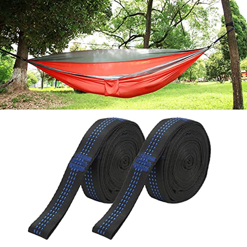 2 Packs Hammock Straps and 2 Carabiners,Hammock Tree Straps Set , 2m long hammock tree hanging straps Perfect for Circle Swing, Hammock, Swing Sets, Hammock Tree Straps Set ,2 Packs Hammock Strap