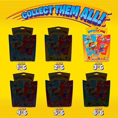 SUPERTHINGS Rescue Force Series - 6-Pack. Includes 4 SuperThings (1 rare silver captain), 1 Rescue Jet and 1 Jump Wing 3/6 - Image 3