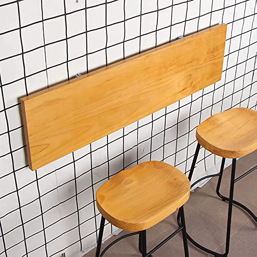 Mesa plegable de pared que ahorra espacio, escritorio de madera con hojas caídas para comedor y trabajo, diseño flotante compacto (70 x 30 cm), ideal para espacios pequeños y oficinas en casa