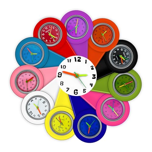 iSTYLE Slap Watch Quartz Sports Silicone Wrist Bands Watches Kids Girl Boy Women Men Unisex 11 Colors for Choosing (Small-22.5cm)