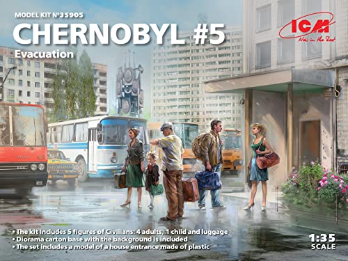 Kit Modelo Plástico Figuras Chernobyl Extracción 1:35 miniatura 2