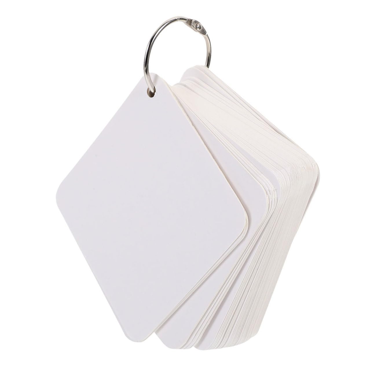 Leere Karteikarten 300 Blatt Papier mit 6 Ringen für Büro und Lernen