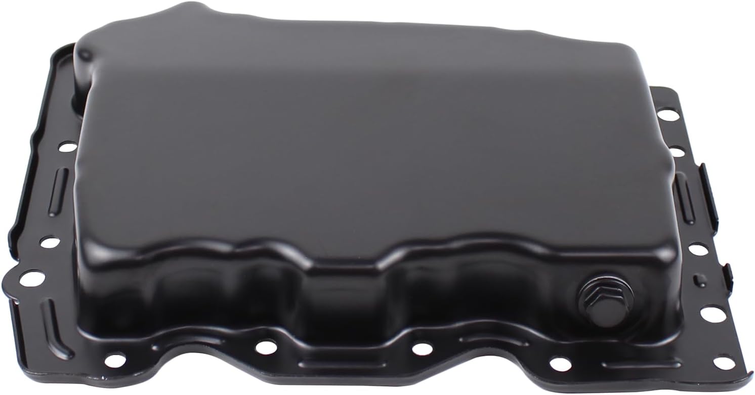 MOTOKU Engine Oil Pan with Drain Plug for Chevrolet Impala Malibu Camaro Equinox Traverse Buick Regal Envision LaCrosse Cadillac ATS CTS CT6 GMC Acadia 2.0L 2.5L