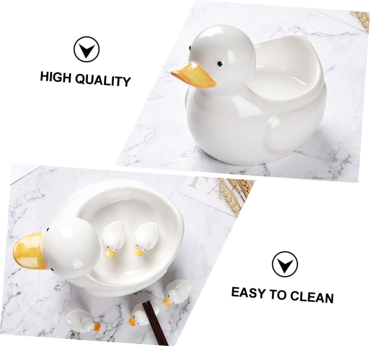 GLEAVI 1set Ceramic Chopsticks Rest Set Unique -shaped Utensil Holders for Kitchen Tableware and Table Decor Easy to Clean Smooth for Holding Chopsticks Spoons and Forks