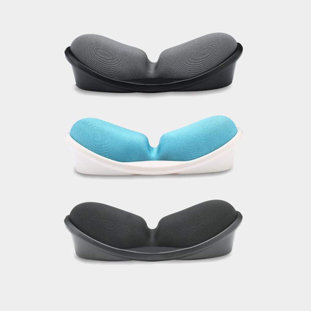 3 set PC Computer 3D poggiapolsi in gel di silice cuscino per mano in memory foam tappetino per mouse antiscivolo per computer portatile desktop tappetino per mouse nero