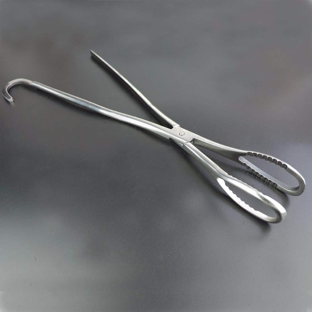 1PCS Asistente de Acero Inoxidable Alicates de Nacimiento Vaca Oveja Cerdo obstetricia Abrazadera Farm Animals Profesión Equipo Veterinario (Size : Midwifery Pliers)