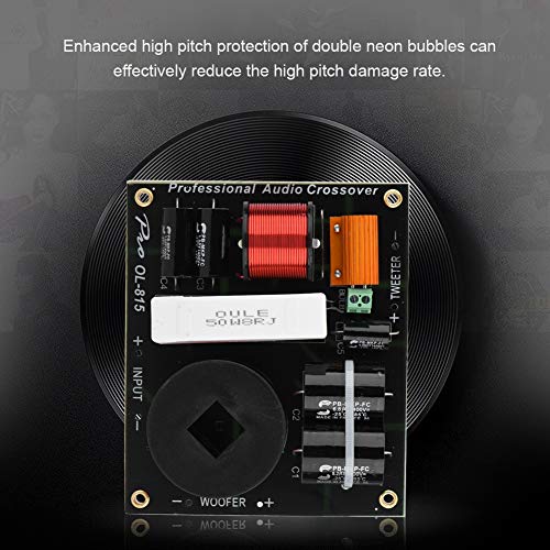 Frequency Divider 2-Way Crossover Filter Professional Frequency Divider for 12-18 Inch Stage Speaker by Socobeta - Image 7