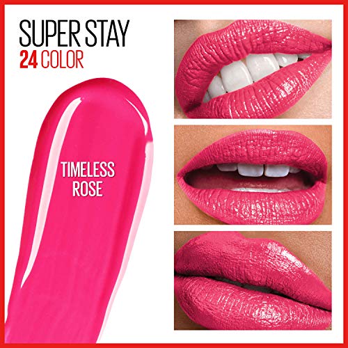 Image of Maybelline New York Super Stay Satin 24 2-Step Liquid Lipstick ( Pink Goes On, 1 Kit)