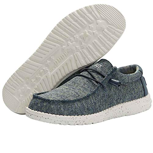 Image of HEYDUDE Men's Wally Sox | Retired Men's Shoes | Men's Lace Up Loafers | Comfortable & Light-Weight