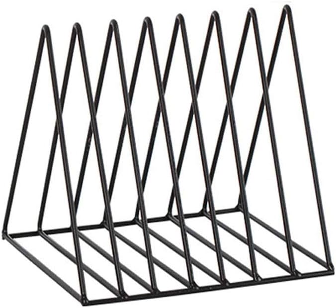 File Magazine Folder Holder Triangle Folder Folder Rack Magazine Rack Office Home Decoration Metal Newspaper Rack Magazine Rack File Storage Rose Gold File Organizer
