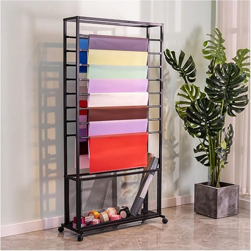 Organisateur de support de papier d'emballage et grand rack de rangement pour foulards