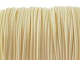 Durchmesser: 1 mm, Material: Polyester, Materialbeschreibung: Polyester, Farbe:vanille, Form: geflochten