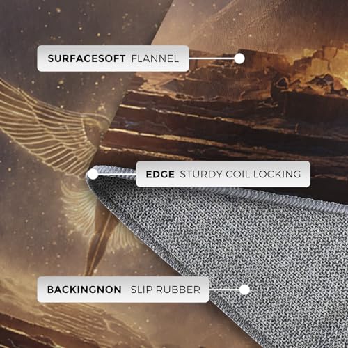 Tapis salon pyramide antidérapant 140x200cm, la solution douce et facile à laver