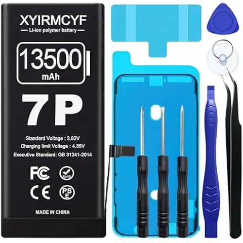 XYIRMCYF 13500mAh Battery for iPhone 7 Plus Cover