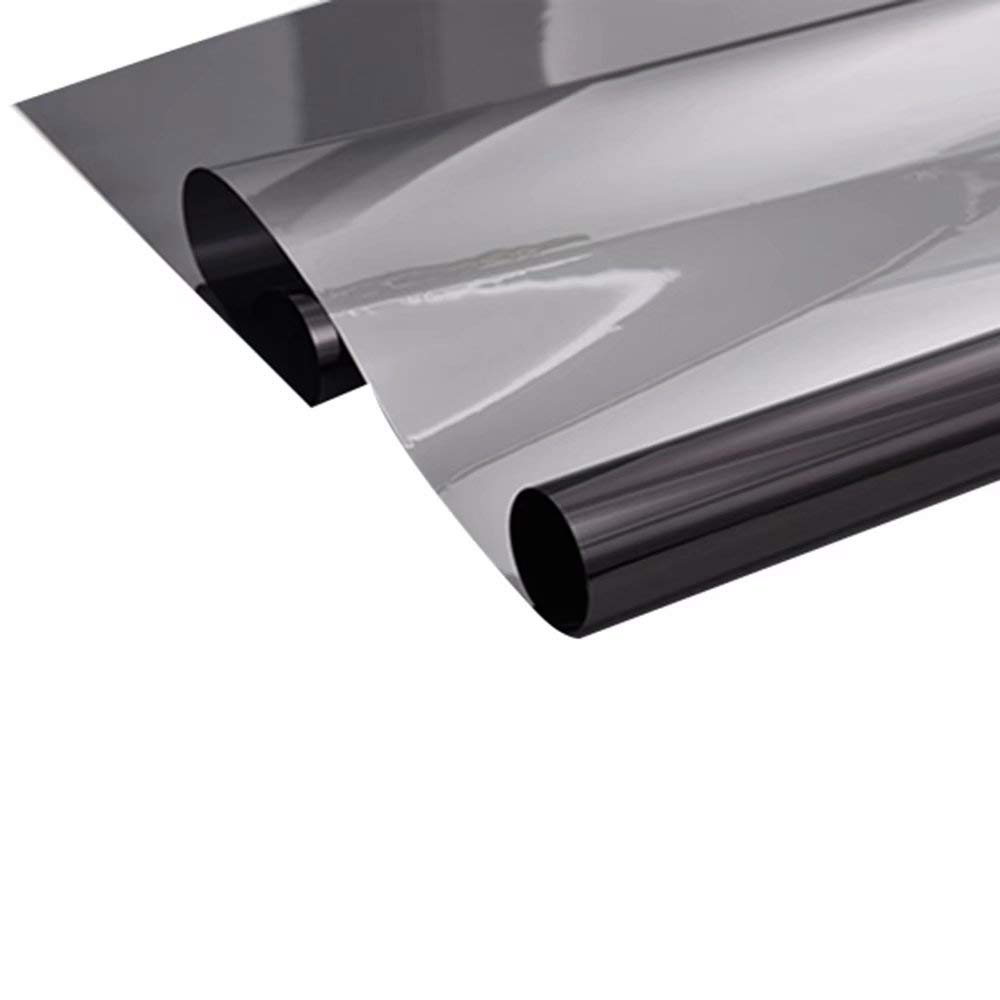 Film de fenêtre de confidentialité sans colle statique miroir argent 152x500 cm SENSEN