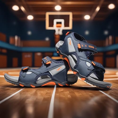 Image of ASIAN Men's VISTARA-24 Casual Sandals with adjustable velcro closure for easy wear with flexible fitting and trendy and stylish looks ideal for everyday use for mens as well as boys