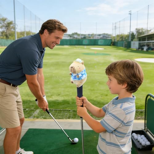 Housses de tête de club de golf avec coussin et numéro 3 5 accessoire sport - 2