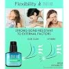 STACY LASH Extra Strong Evolution Advanced Eyelash Extension Glue (0.34fl.oz/10ml)/ 1Sec Dry /6Weeks Retention/Black Adhesive/Lash Tech Supplies