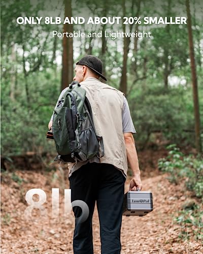 Portable Power Station 300W, Lumopal 298Wh Solar Generator IP63 Waterproof Super Quiet with PD 100W USB-C/ 120V AC Pure Sine Wave Outlet, Backup Lithium Battery for Camping Home Blackout (500W PEAK) - Image 4