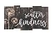P. Graham Dunn Scatter Kindness Dandelion Dark Brown Lath Look 3.5 x 2 Wood Inspirational Magnet