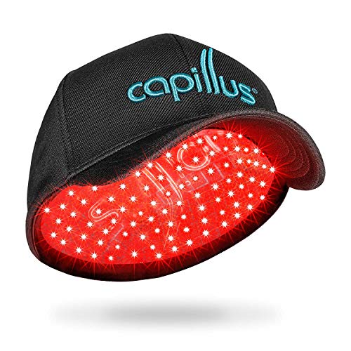 CERTIFIED MFR REWORK - CapillusPlus Mobile Laser Therapy Cap for Hair Regrowth - 6 Minute Flexible-Fitting Model - FDA-Cleared for Medical Treatment of Androgenic Alopecia - Excellent Coverage
