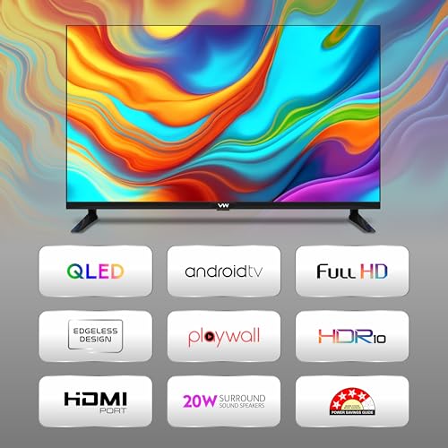 VW 109 cm (43 inches) Spectra Series Full HD Smart QLED Android TV VW43AQ3 view 2