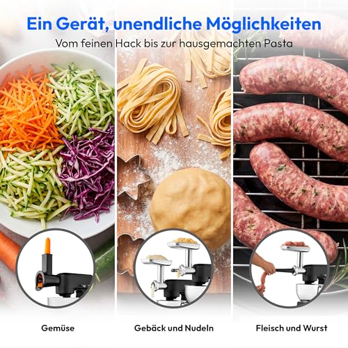 perfekt für Haushalte (98 Zeichen). - Detailansicht von Beste MEDION Küchenmaschine Fleischwolf Test – Dealfoxx.de