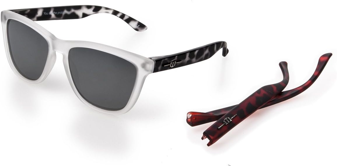 WINS ZENITH 2 Colors Leopard Red And Black Legs Polarized EyE Protector Sunglasses