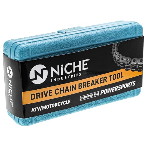Image of NICHE Chain Cutter Breaker Rivet Tool Kit for 25 to 630 ATV Bike Motorcycle Chains 13-Piece Set with Carrying Case