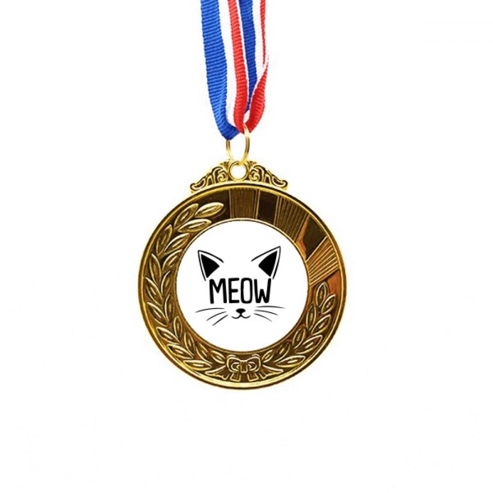 Mewing Cat Head cinta primer lugar accesorio premios fiesta 4