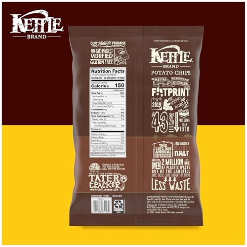 Kettle Brand Potato Chips, Sea Salt Kettle Chips, Party Size, 13 Oz