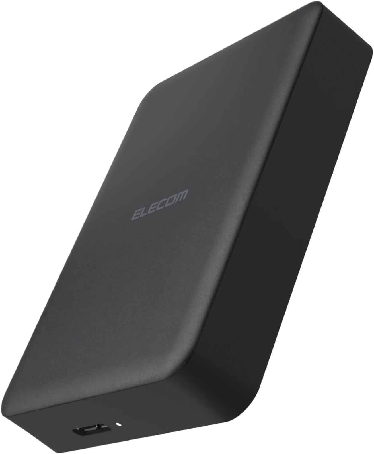 Elecom ELP-STV040UBK External Hard Drive, Portable HDD, 4 TB USB, 5 Gbps, USB 3.2 (Gen1), TV Recording, PC, Quiet