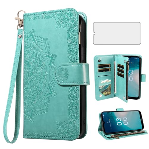 Coque Nokia C300 vert protection antichoc compatible Asuwish