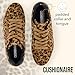 CUSHIONAIRE Bravado Women’s Vegan Hair Calf Leopard Print Lace-Up Sneakers – Stylish Everyday Shoes with Cushioned Comfort, Leopard 8