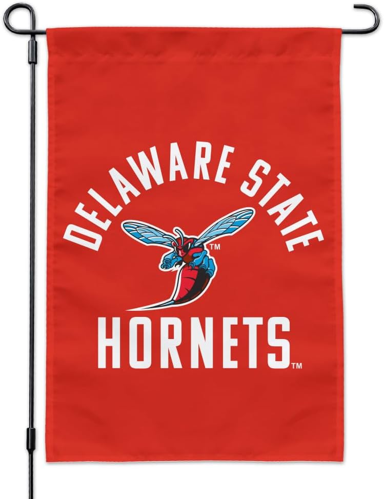 Delaware State University Hornets Logo Garden Yard Flag
