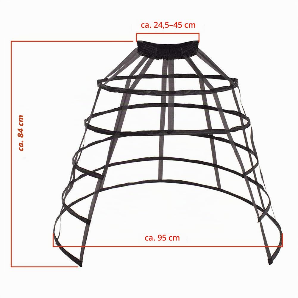 GRACEART Damen Unterröcke Reifrock Petticoat Brautkleid Unterrock Unterskirt Krinoline für Hochzeitskleider Ballkleider Abendkleider Brautkleider