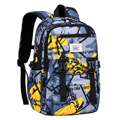 Zaino Scolastico Per Ragazzi – Leggero E Capiente Con Tasche Multiple, Per Scuola Elementare, Gite E Sport
