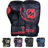Zafco Boxing Gloves for Men & Women Training Pro Punching Heavy Bag Mitts MMA Muay Thai Sparring Kic