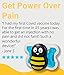 Buzzy Mini - Pain Relief for First aid, injections, Aches, Injuries, and More (Striped)