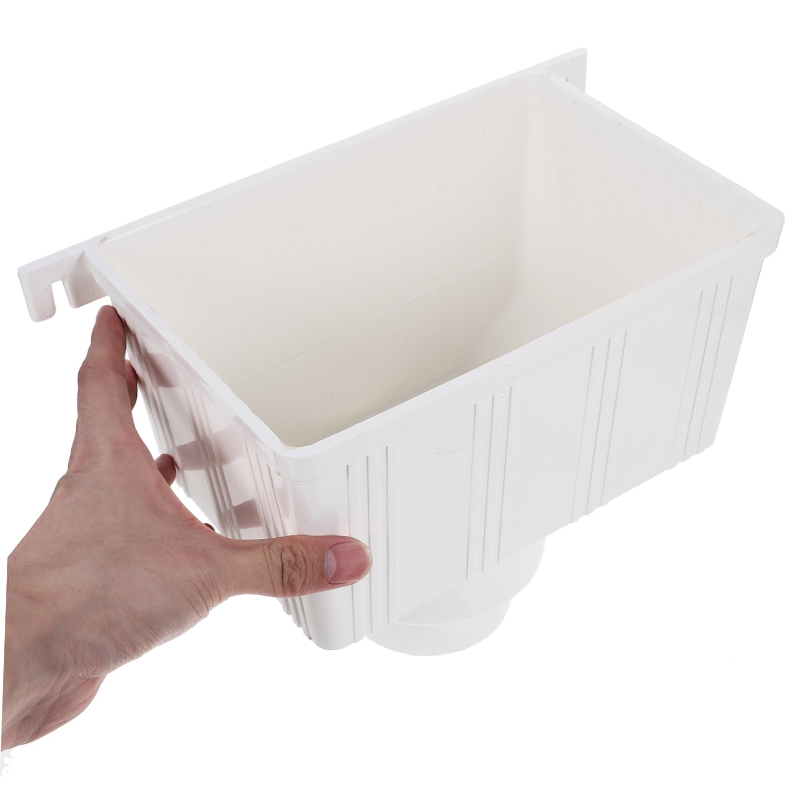 Gadpiparty Aleros Agua De Lluvia Pvc Accesorios De Drenaje Alcantarillado Embudo Agua Cubo De Lluvia Colección De Agua Barriles Canal Desviador De Agua Tren Canal Bajante Cubo Adaptador De