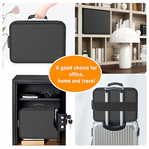 Image of DocSafe 5200F Document Organizer with Lock,Upgraded Heat Insulated Fireproof&Waterproof Box 8 Layers File Organizer,Portable Home Travel Safe Storage for Important Documents, Files and More