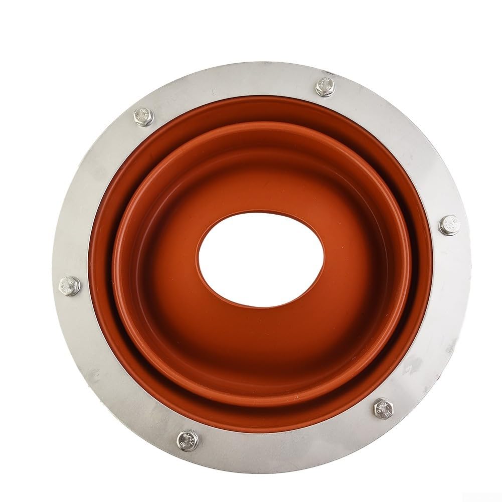 Ofen Abzug Dichtungsset 75-160 Mm, Hitzebeständiges Silikon Bis 300°c Für Zelt Hütte Schuppen Boot Sicherer Abzug(2pack)