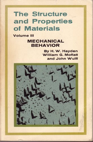 The Structure and Properties of Materials Volum... B000N91X72 Book Cover