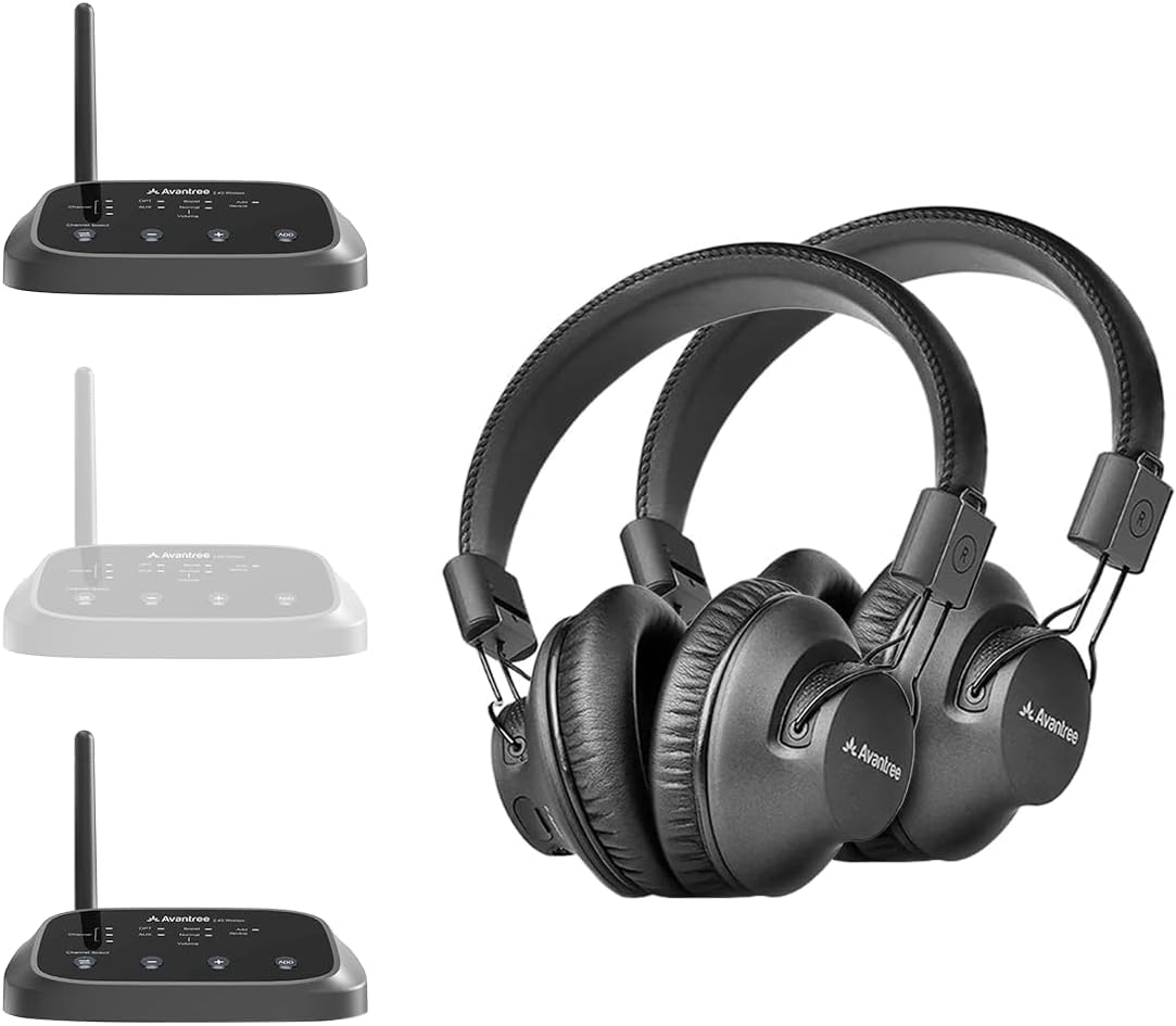 Amazon.com: Avantree Shift - Wireless TV Multiple Headphones Pack