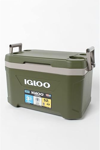 Miniatura 2 de Igloo 60367 Sportsman Latitude 52 - Nevera, aprox. 11,2 galones (49 L), deportista, latitud, al aire libre, camping, ocio, pesca, verde