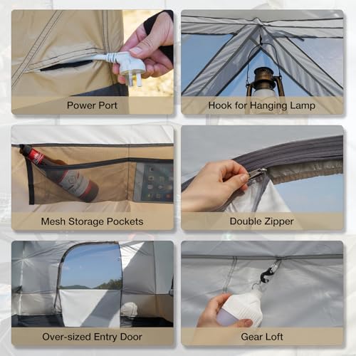 REDCAMP Canopy Camping Tent for Pop Up Canopy Tent の商品画像 9